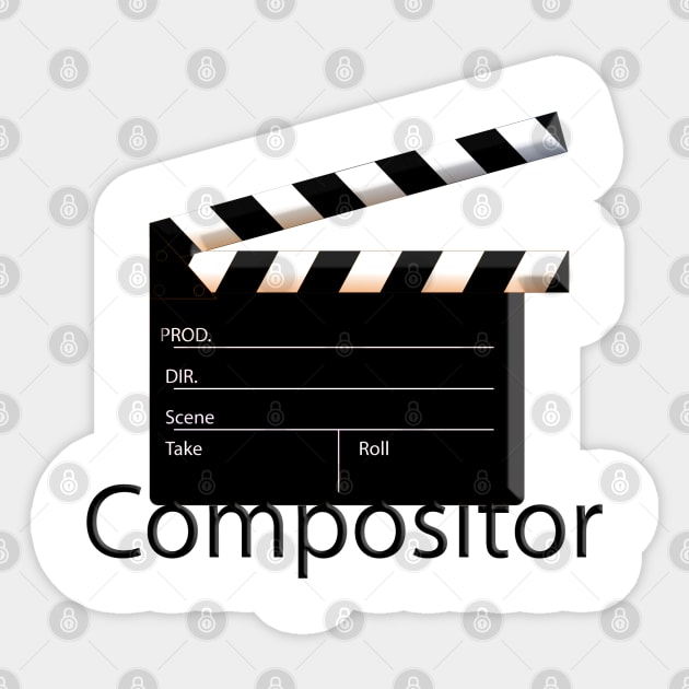 Compositor t-shirt for the vfx artist Sticker by vixfx